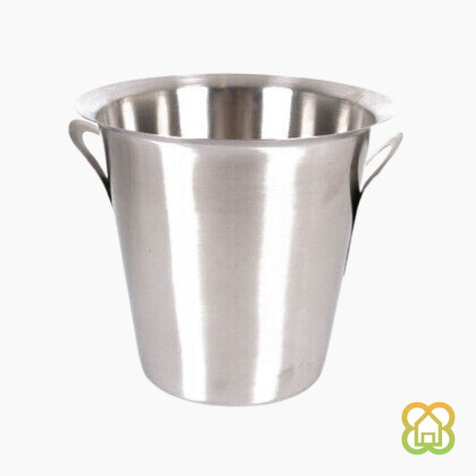 Cubitera Acero Grande Mate con Asas