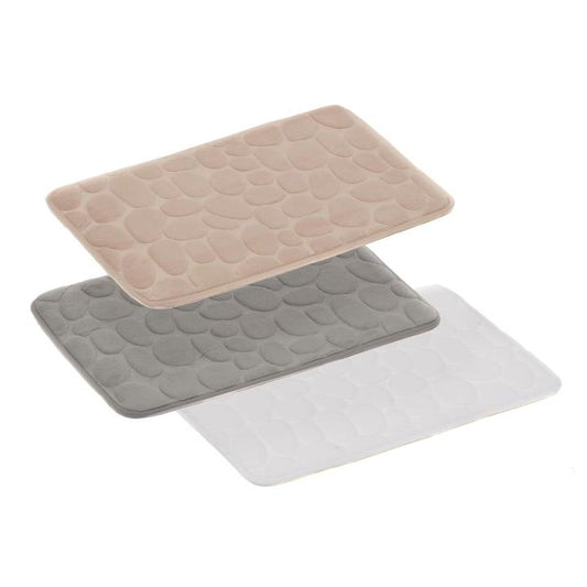Alfombra Baño Mat Stones de Microfibra 60x40cm
