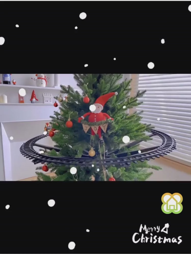 Tren para Árbol con luz+música Ø90cm Soporte Estable