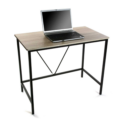 Mesa Escritorio Simple Oscuro - Precio de Fábrica