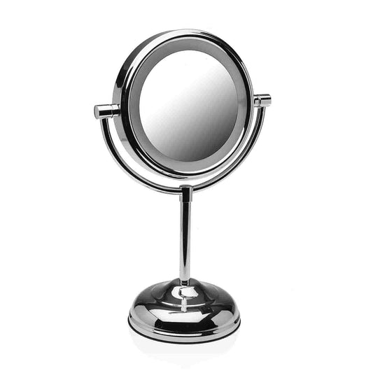 Espejo metal led 7x 3 colores de luz