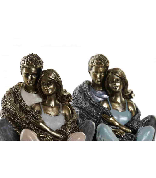 Figura resina 12x10,5x12 pareja 2 surt.