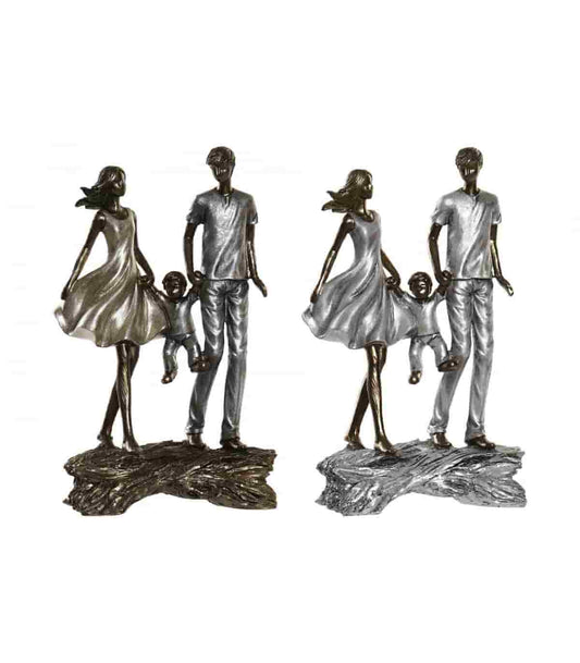 Figura resina 17x7x28 familia 2 surt.