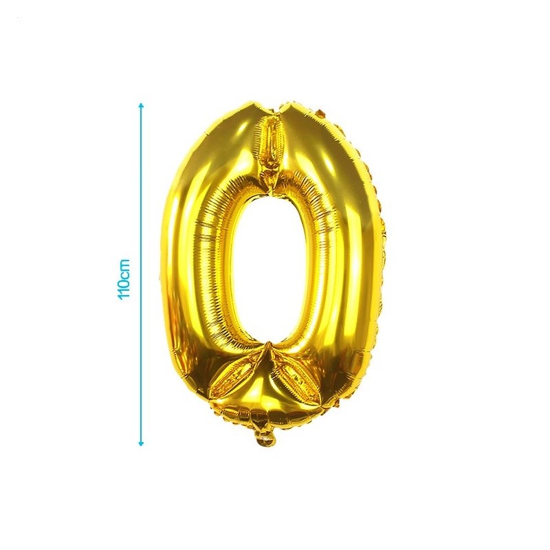 Globo mylar 110cm oro Nº0