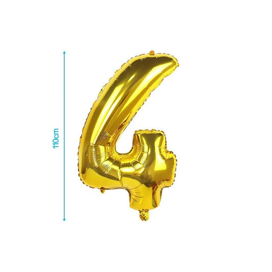 Globo mylar 110cm oro Nº4