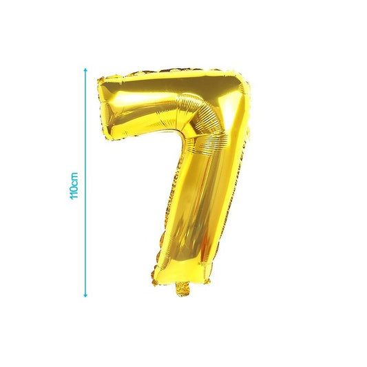 Globo mylar 110cm oro Nº7