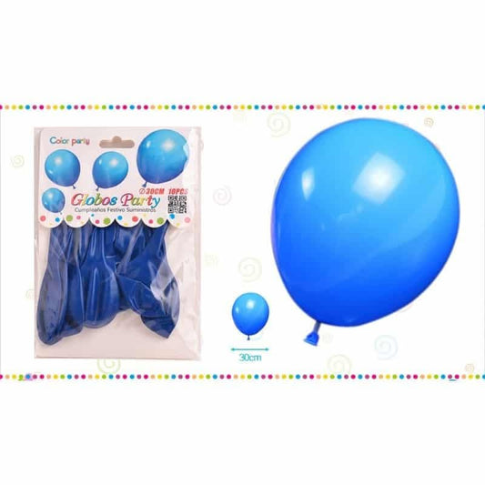 Globos 30 cm azul oscuro