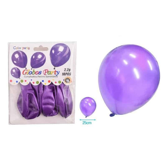 Globos 30 cm violeta oscuro