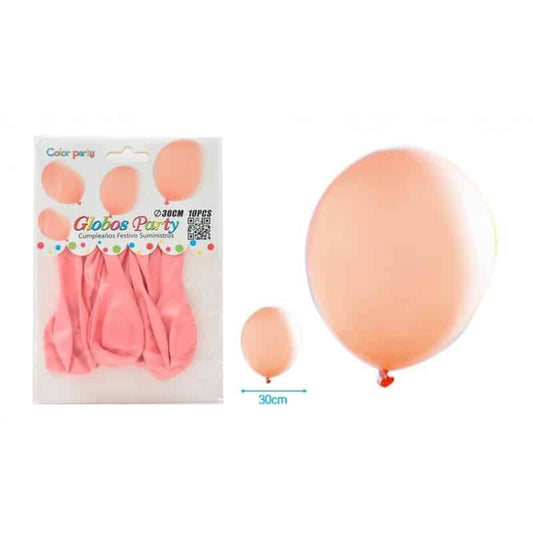 Globos 30 cm rosa clarito