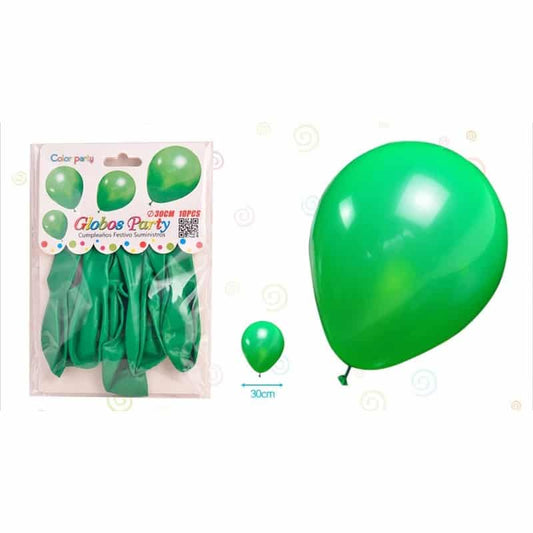 Globos 30 cm verde oscuro