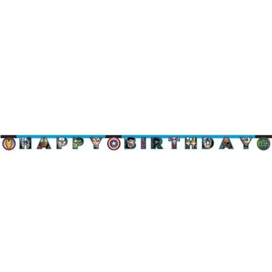 Guirnalda "Happy Birthday" Mighty Avengers