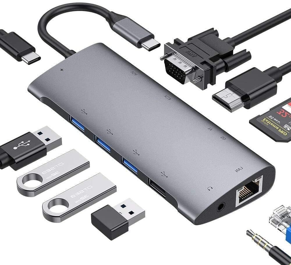 Type-C hub 11 en 1