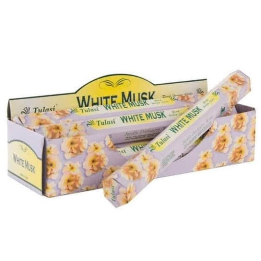 Incienso Aroma Almizcle Blanco - Tulasi