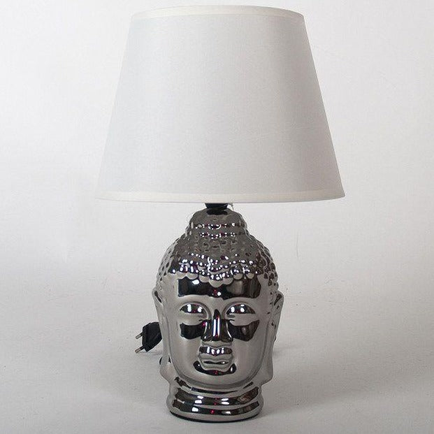 Lámpara de mesa "Buddha" Plata Cromado