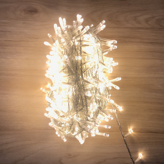 Guirnalda exterior / interior de LED Cálida [Medidas a elegir]