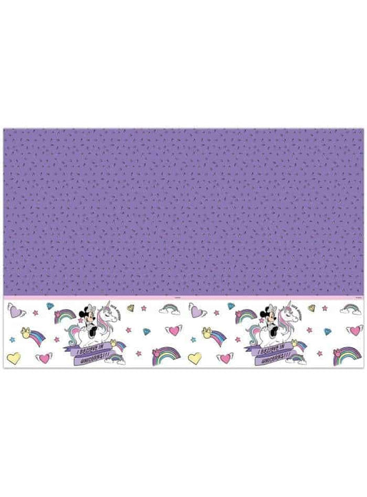 Mantel de minnie unicorn 120x180cm