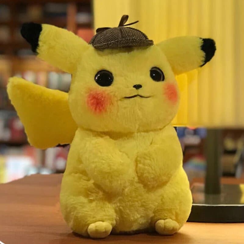 Pikachu Súper Peludo Detective Peluche 30 CM