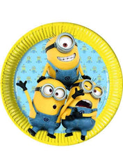 Platos de papel 23cm Lovely Minions 6 Unds
