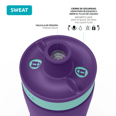 Sweat - Aqua - Violet 680 ML | Quokka