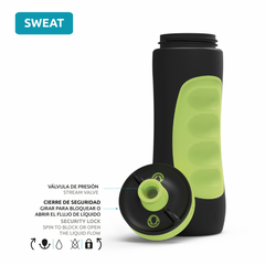 Sweat black - Lime 680 ML | Quokka
