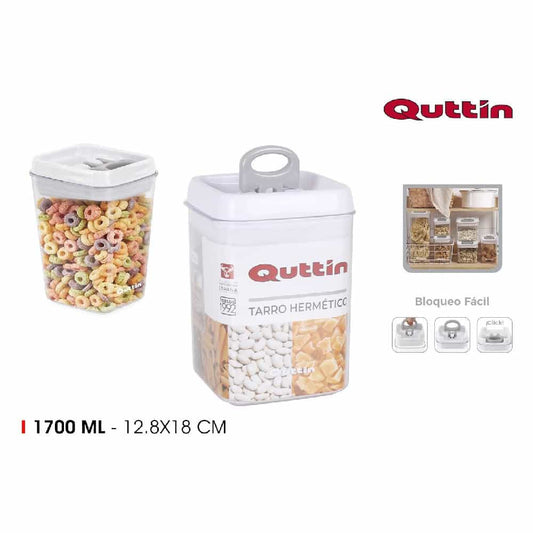 Tarro hermetico ps 1700ml Quttin