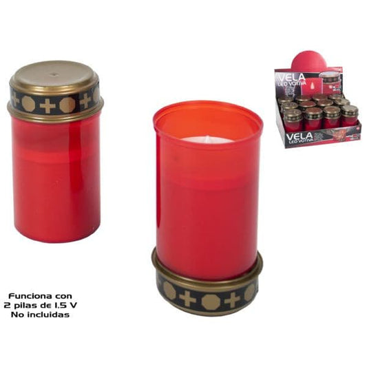 Vela led votiva 12x7 cm